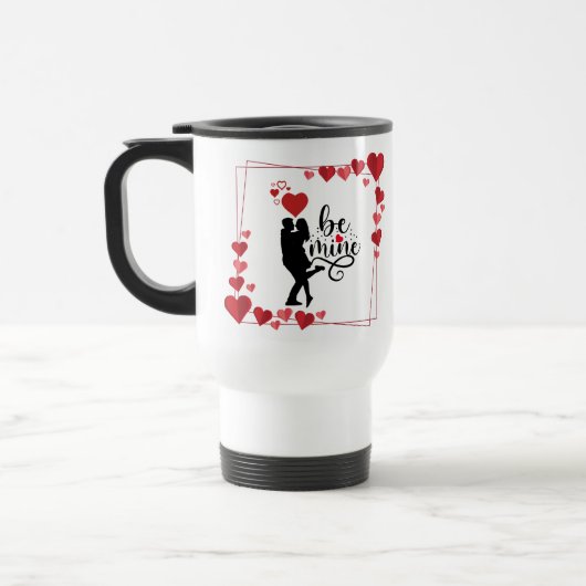Love Vibes Personalized Travel Mug トラベルマグ (左)