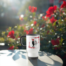 Love Vibes Personalized Travel Mug