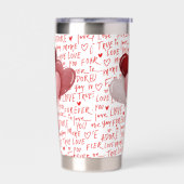 Love Vibes Water Bottle 保温保冷タンブラー (左面)