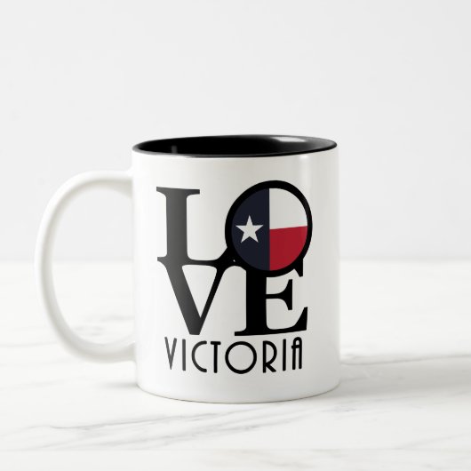 LOVE Victoria 11oz ツートーンマグカップ (左)