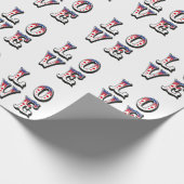 Love - Vintage Circus Carnival Style ラッピングペーパー (角)