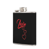 Love Vinyl Wrapped Flask フラスク (左)