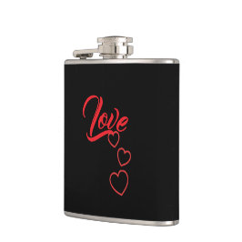 Love Vinyl Wrapped Flask フラスク