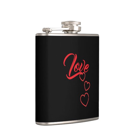 Love Vinyl Wrapped Flask フラスク (右)