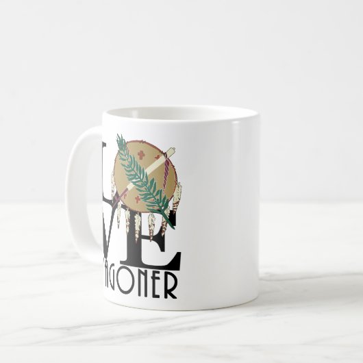 LOVE Wagoner Oklahoma 11oz コーヒーマグカップ (正面左)