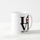 LOVE Walton-On-Thames 11oz コーヒーマグカップ (正面右)