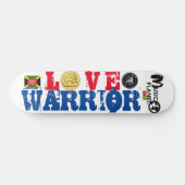 LOVE WARRIORスケートボード スケートボード (横)