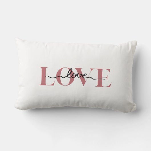 LOVE Wedding Accent Pillow ランバークッション (裏面)