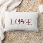 LOVE Wedding Accent Pillow ランバークッション (ブランケット)