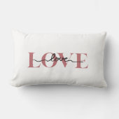 LOVE Wedding Accent Pillow ランバークッション (正面)