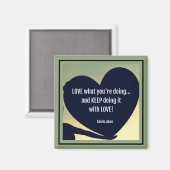 LOVE What あなたは磁石を行う – Adiela Akoo マグネット (正面/裏面)