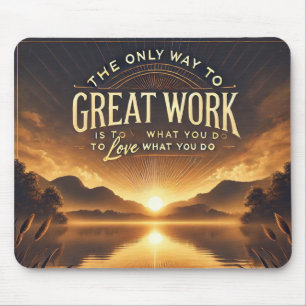 Love What You Do -やる気を起こさせるマウスパッド マウスパッド