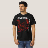 Love Will Tear Us Apart Joy Division Shirts Tシャツ (正面フル)