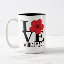LOVE Windemere Red Hibiscus 15oz