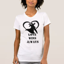 Love Wins Always Slim Fit Tee - Freefit