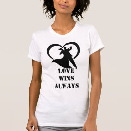 Love Wins Always Slim Fit Tee - Freefit Tシャツ