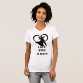 Love Wins Always Slim Fit Tee - Freefit Tシャツ (正面フル)