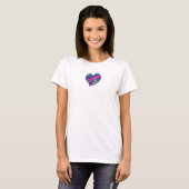 Love Wins Art Heart Tシャツ (正面フル)