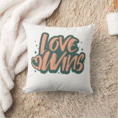 Love Wins Fleece Blanket クッション (ブランケット)