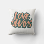 Love Wins Fleece Blanket クッション (裏面)