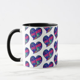 Love Wins Inspirational Words Art Heart マグカップ