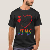 Love Wins Lgbt Pride Tシャツ (正面)