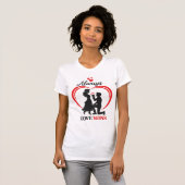 Love Wins Romantic Slim Fit Women Tee Tシャツ (正面フル)