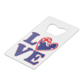 LOVE-with – オーストラリア – ハート クレジットカード栓抜き (正面アングル)