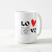 Love with a Camera on a コーヒーマグカップ (正面右)