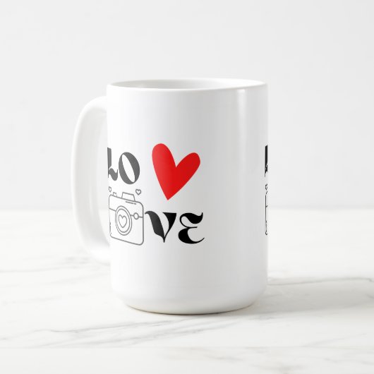 Love with a Camera on a コーヒーマグカップ (正面左)