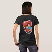  Love with a Heart" or "Kids Sharing a Big heart Tシャツ (裏面フル)