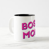 Love with Momボス ツートーンマグカップ (正面左)