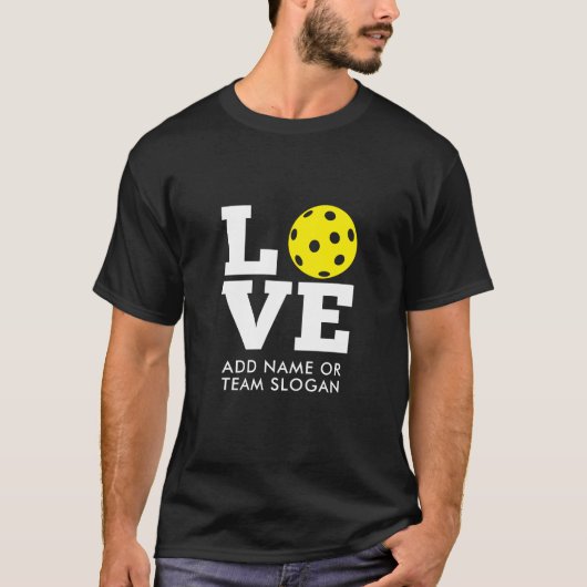 LOVE with pickle ball for the O - pickleball Tシャツ (正面)