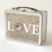 Love-With thisリングや輪by Shirley Taylor メタルランチボックス (正面)