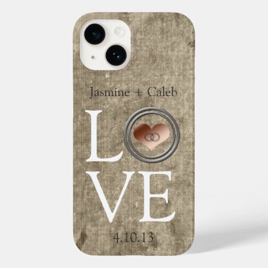 Love-With thisリングや輪by Shirley Taylor Case-Mate iPhoneケース (裏面)