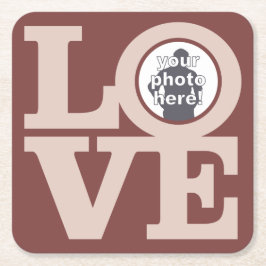 LOVE with Your PHOTO カスタム CONSTERS スクエアペーパーコースター