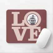 LOVE WITH YOUR PHOTO カスタム MOUSEPAD マウスパッド (マウス)