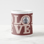 LOVE with YOUR PHOTOSカスタム MUG ジャンボコーヒーマグカップ (正面)