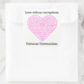 Love Without Exceptionsハート6シール スクエアシール (バッグ)