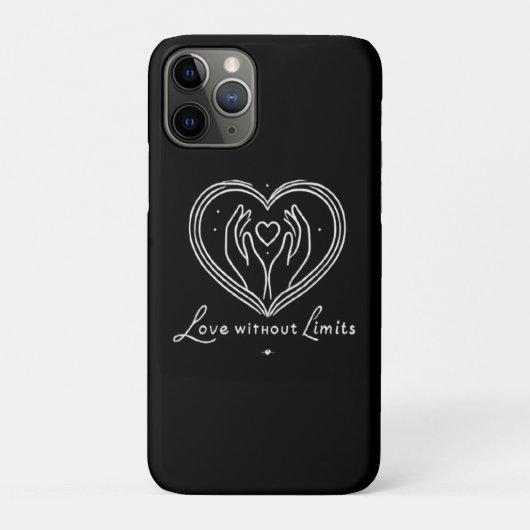 Love Without Limits iPhone モダン Case Case-Mate iPhoneケース (裏)