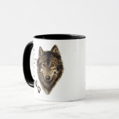 Love WOLVESそんなに私のおもしろい引用文マグ マグカップ (正面左)