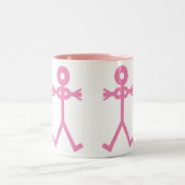 Love Women Pink 2006アイコンアート ツートーンマグカップ (中央)