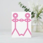 Love Women Pink 2006アイコンアート ポストカード (スタンド正面)