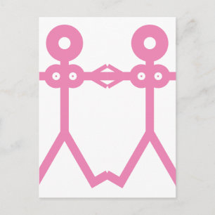Love Women Pink 2006アイコンアート ポストカード