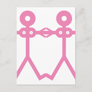 Love Women Pink 2006アイコンアート ポストカード