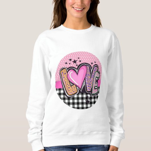 Love Women's Basicスウェットシャツ スウェットシャツ (正面)
