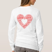 Love Women's T-Shirts 1 Tシャツ (裏面)