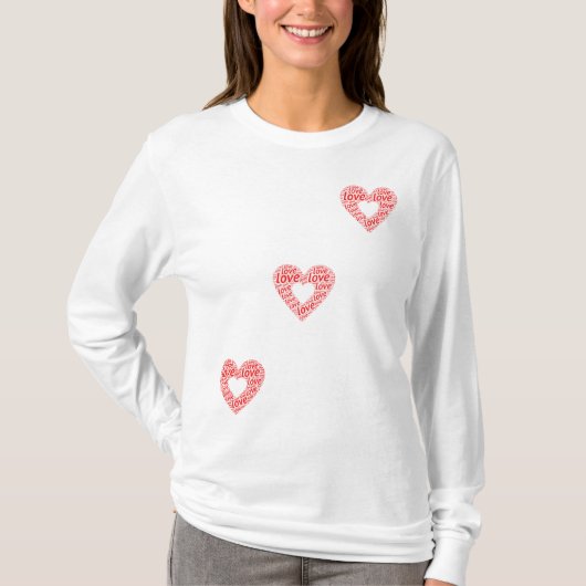 Love Women's T-Shirts 1 Tシャツ (正面)