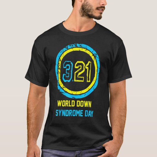 Love World Down Syndrome Awareness Day Love 7 Tシャツ (正面)