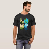 Love World Earth Day 2023 Save Planet Environmenta Tシャツ (正面フル)